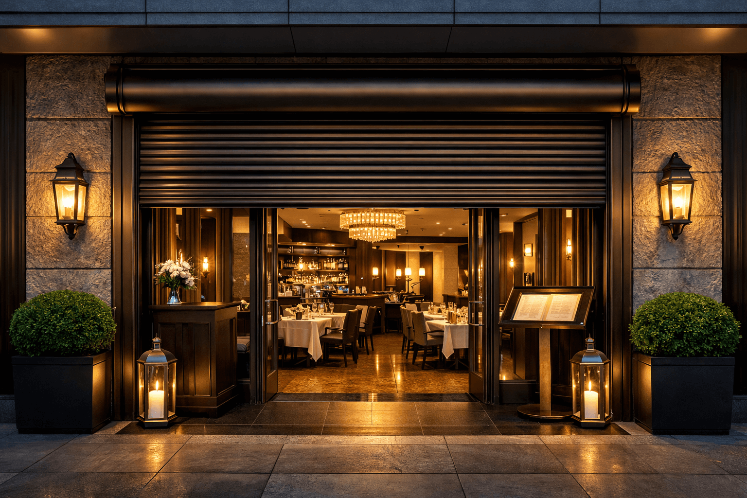 Porta de Enrolar Automática