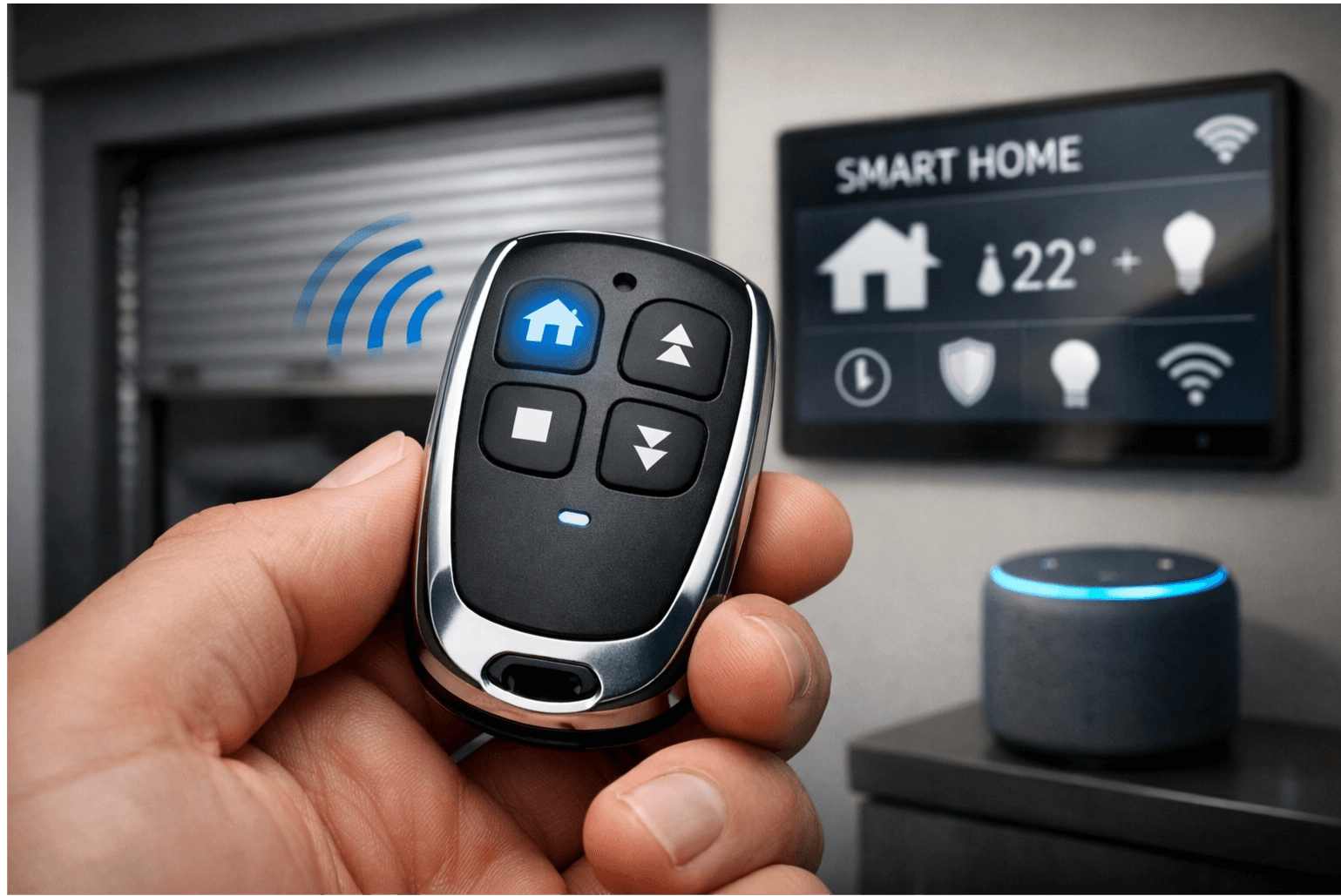 Porta de Enrolar Automática com controle remoto